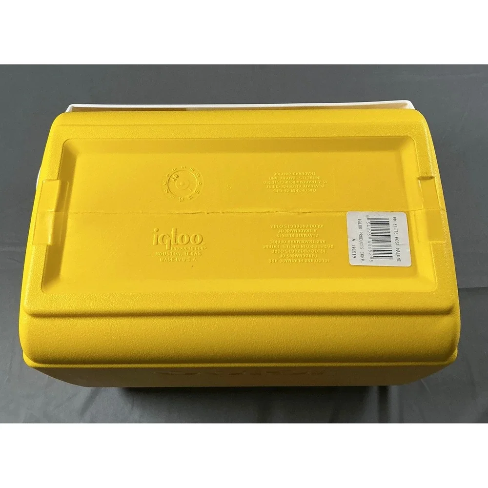 Igloo Post Malone Playmate Elite Cooler Yellow White Limited Edition Grillz Eye‎